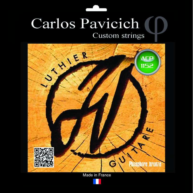 Cordes guitare acoustique 11-52